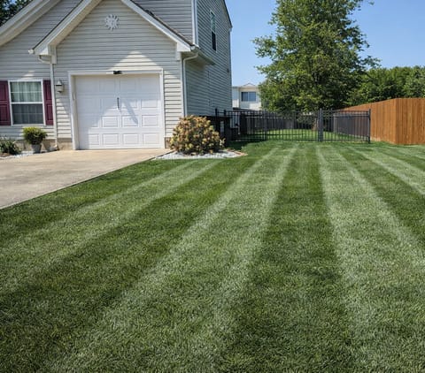 Professional lawn mowing and striping – TerraSix lawn care Batavia Amelia Anderson Township Ohio